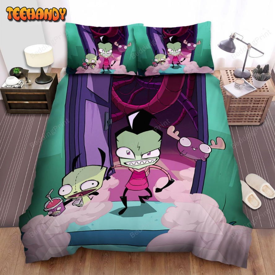 Invader Zim Entering The House The Horror Zim The Duvet Cover Bedding Sets