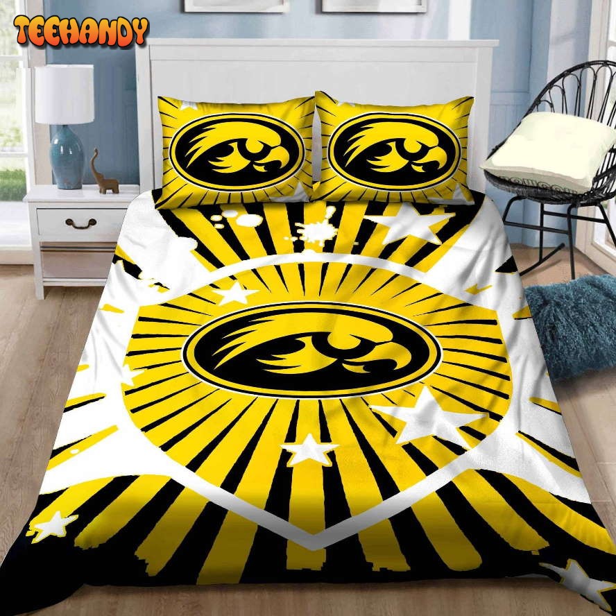 Iowa Hawkeyes Bedding Set Sleepy Duvet Cover Bedding Sets