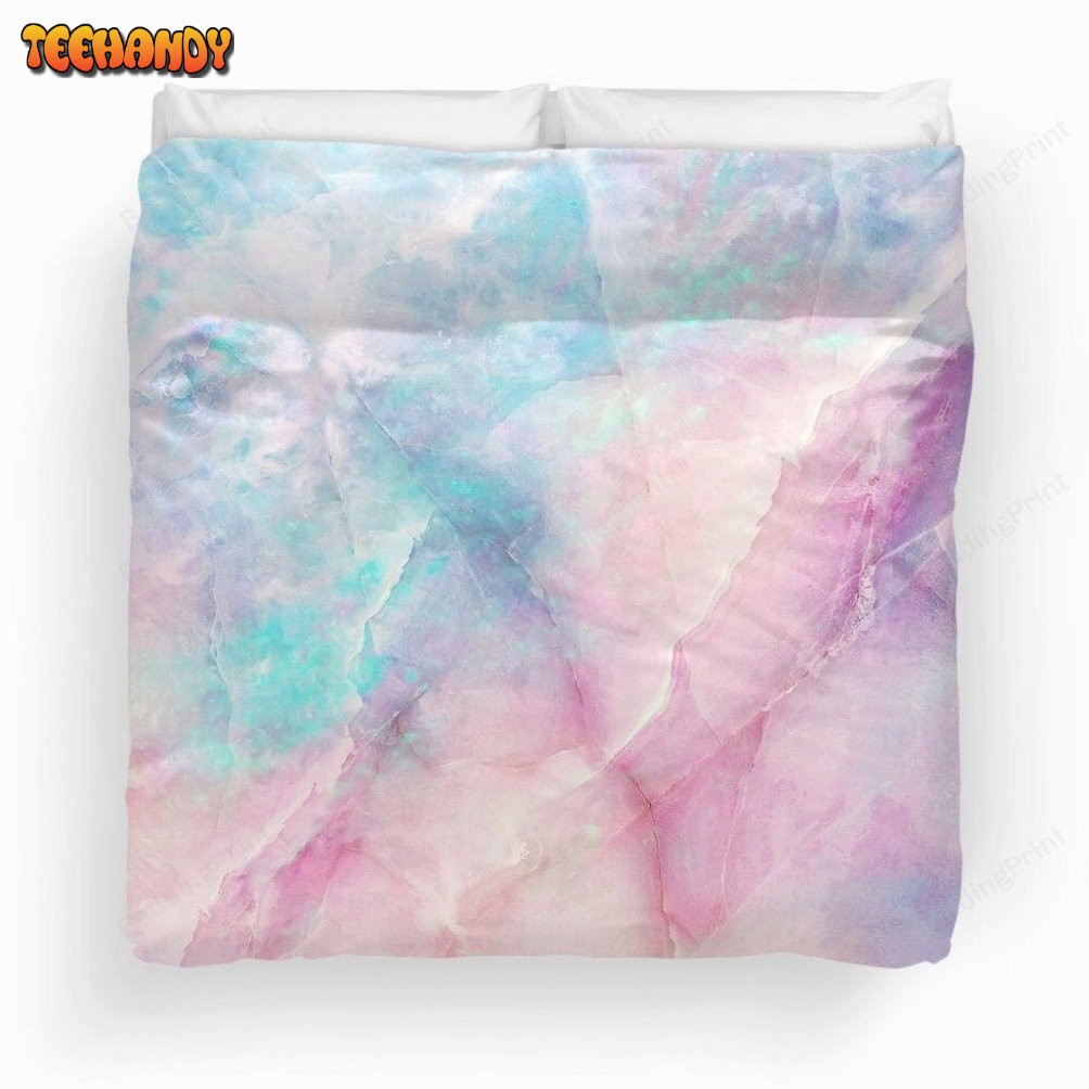 Iridescent Marble Duvet Cover Bedding Sets