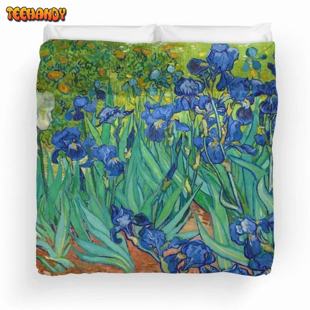 Irises By Vincent Van Gogh May 1889 Duvet Cover Bedding Sets