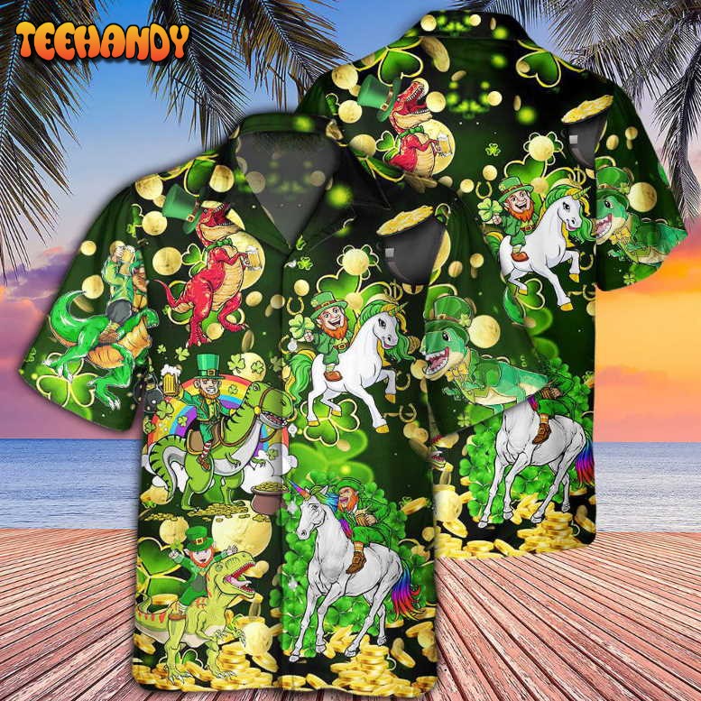 Irish Horse Saint Patrick Beer Brothers Hawaiian Shirt