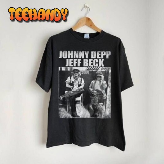 Jeff Beck Johnny Depp 2022 Tour Shirt Style 90s Graphic North American Tour Shirt