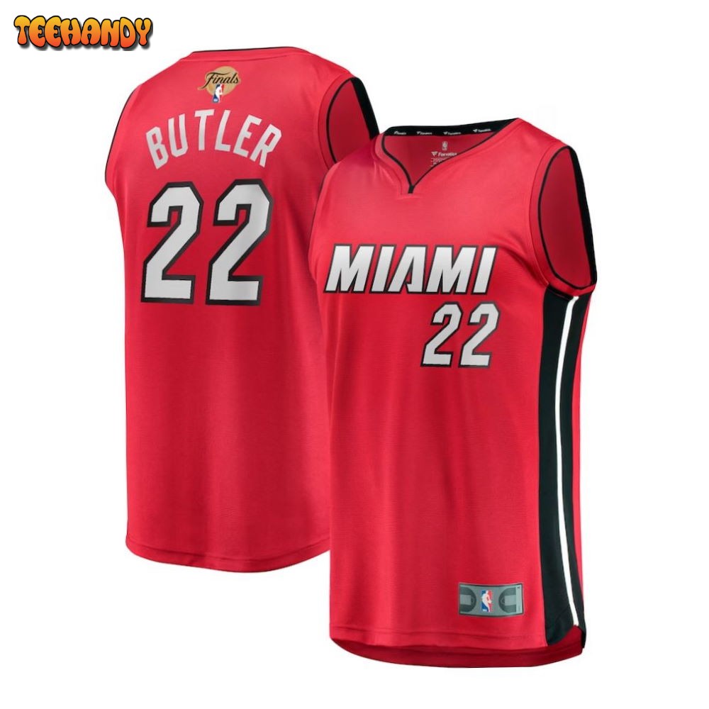 Jimmy Butler Miami Heat Youth 2023 NBA Finals Fast Break Player Jersey – Red