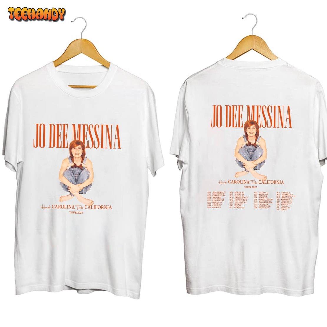 Jo Dee Messina 2023 Tour Heads Carolina Tails California Shirt