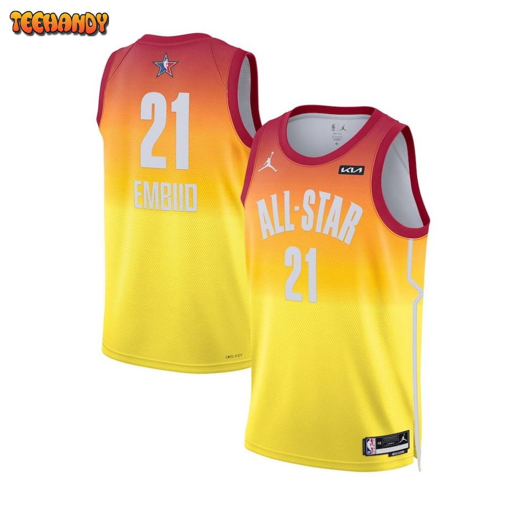 Joel Embiid 2023 NBA All-Star Game Swingman Jersey – Orange