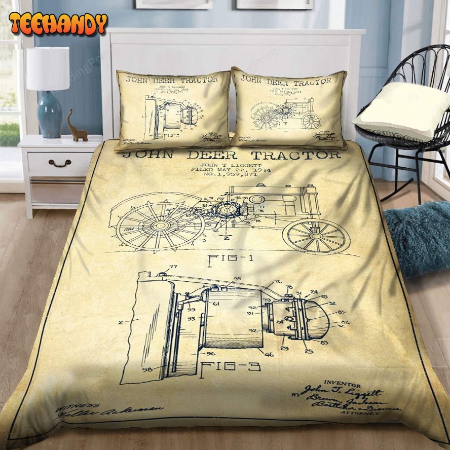 John Deer Tractor Duvet Cover Bedding Sets