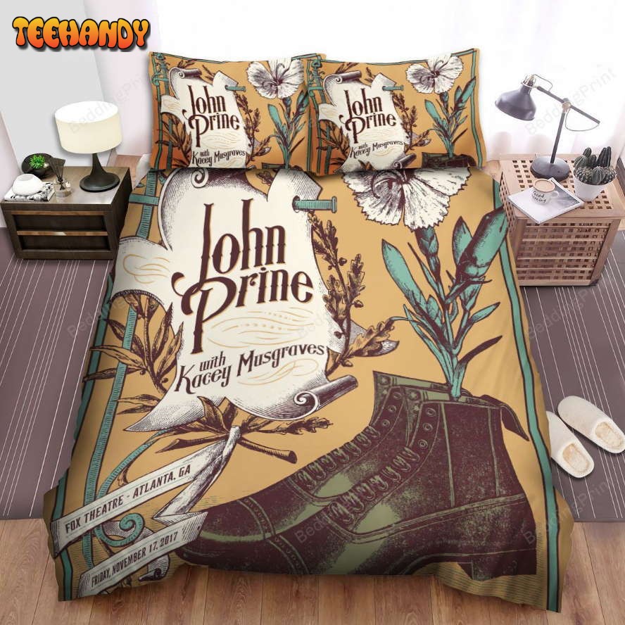 John Prine Poster Art 1 Duvet Cover Bedding Sets