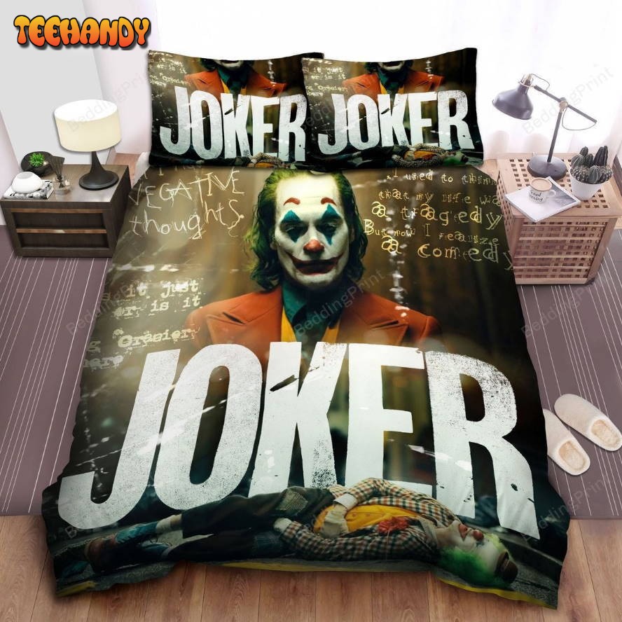 Joker By Joaquin Phoenix Quotes Duvet Cover Bedding Sets