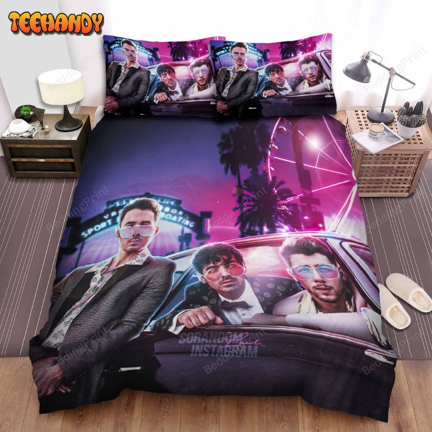 Jonas Brothers Car Duvet Cover Bedding Sets