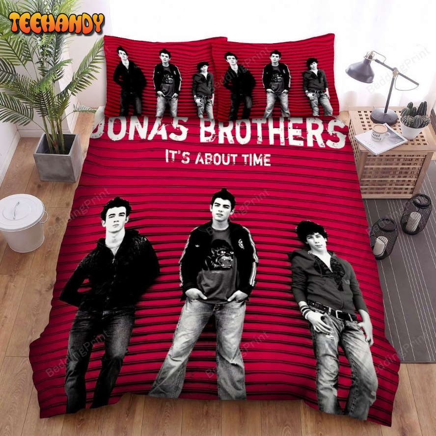 Jonas Brothers Its About Time Duvet Cover Bedding Sets