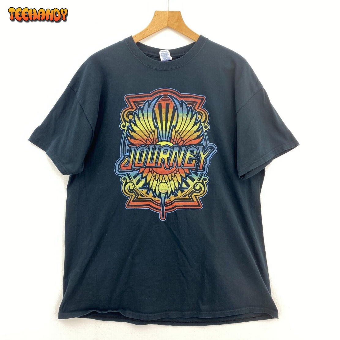 Journey Logo Tour 2016 Black T-shirt