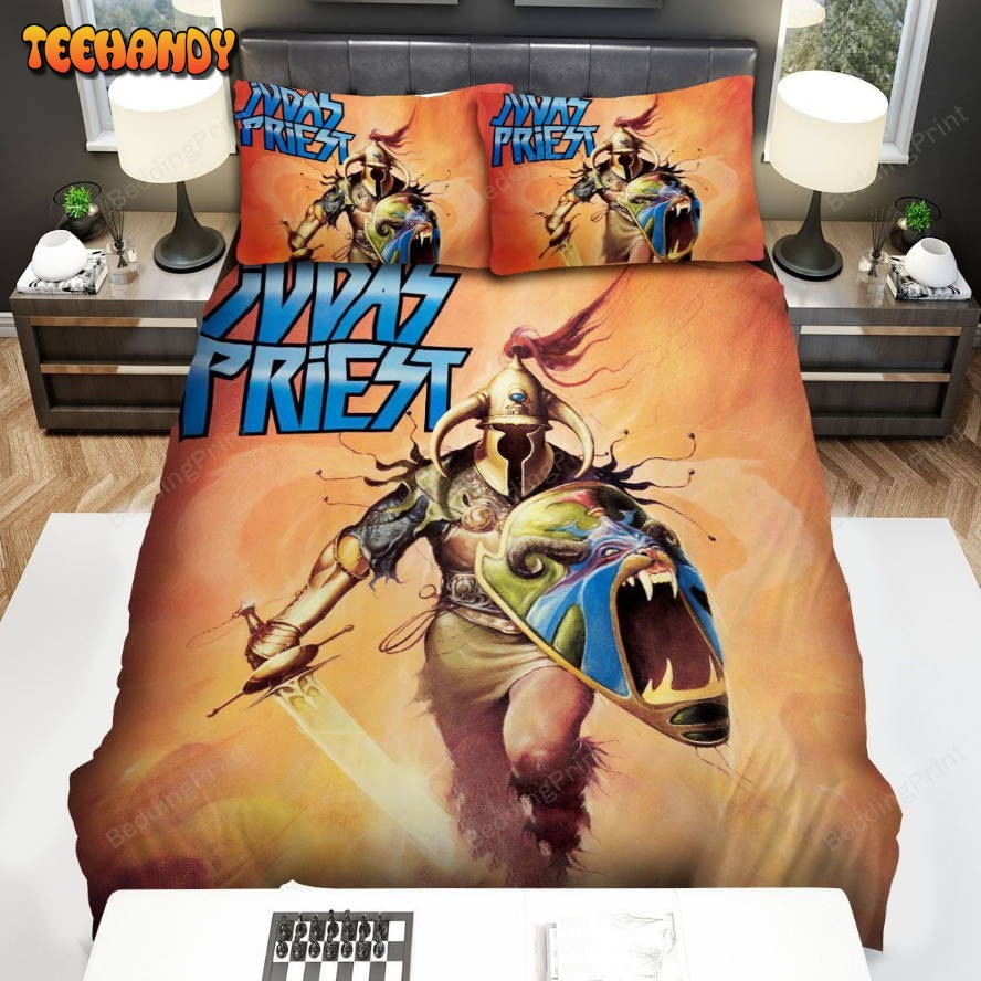 Judas Priest The Warrior With The Shield And Sword Art Duvet Cover Bedding Sets