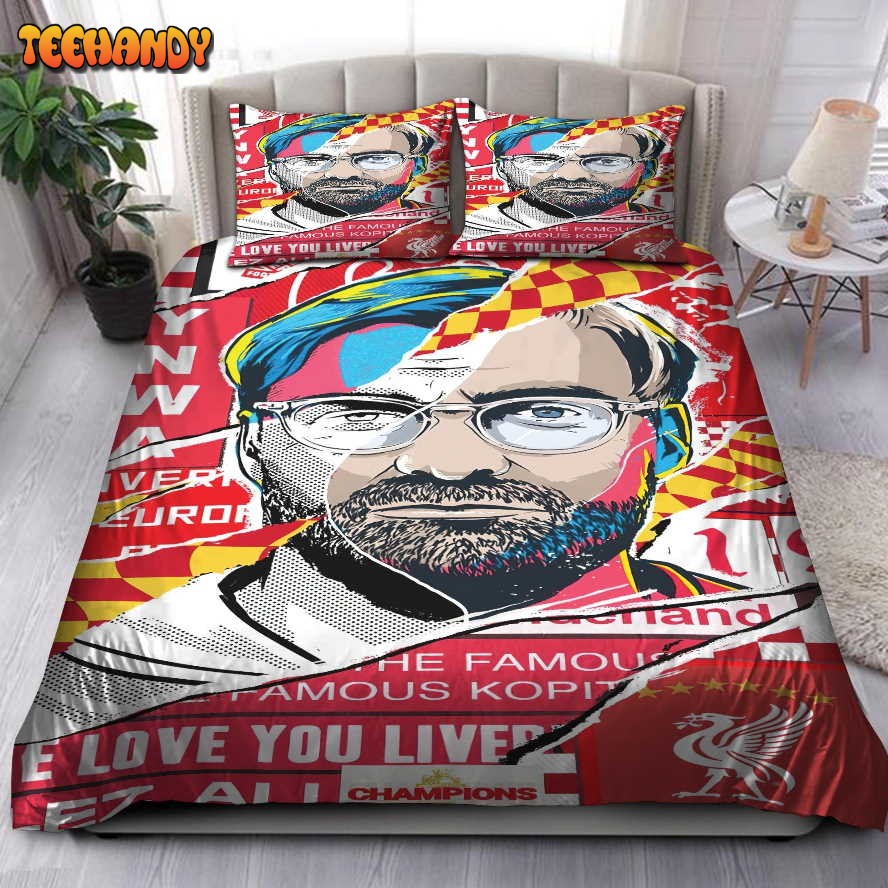 Jugen Klopp-God Of Liverpool Premier League 155 Bedding Sets