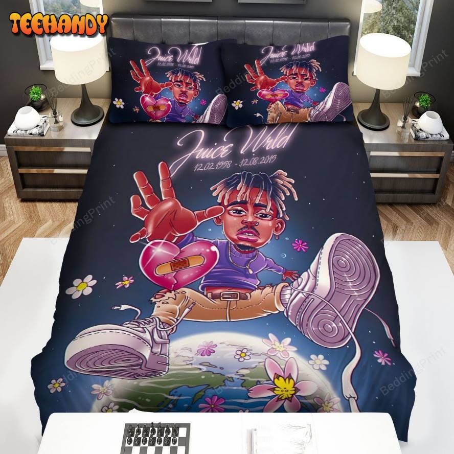 Juice Wrld Tribute Chibi Artwork Duvet Cover Bedding Sets