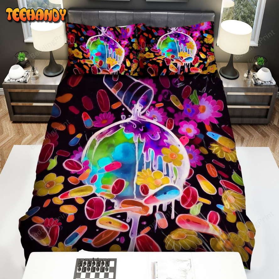 Juice Wrld Wrld On Drugs Album Art Cover Duvet Cover Bedding Sets