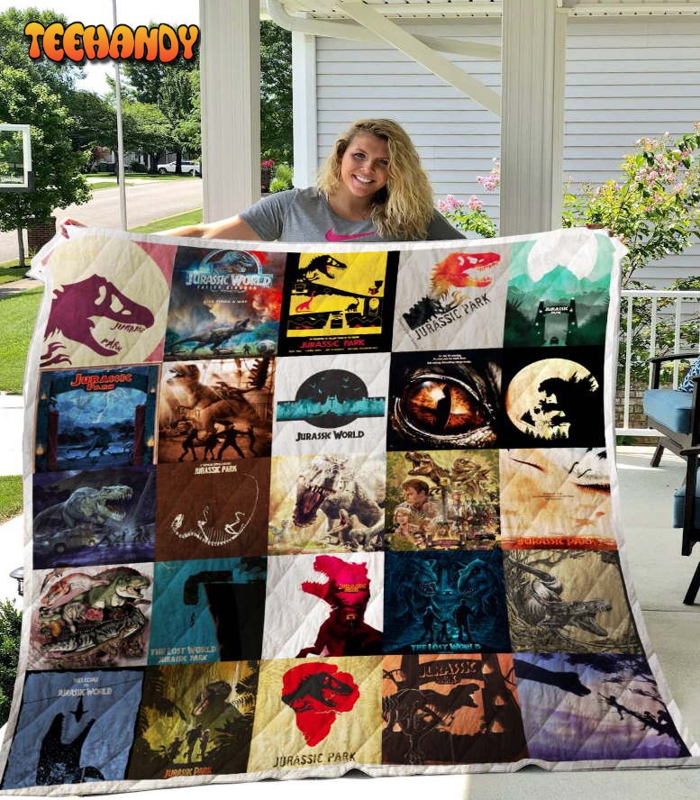 Jurassic Park 3D Quilt Blanket