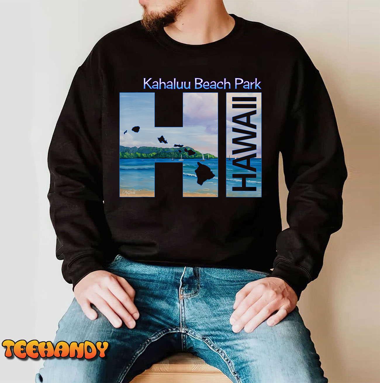 Kahaluu Beach Park HI Hawaii Aloha State Vacation T-Shirt