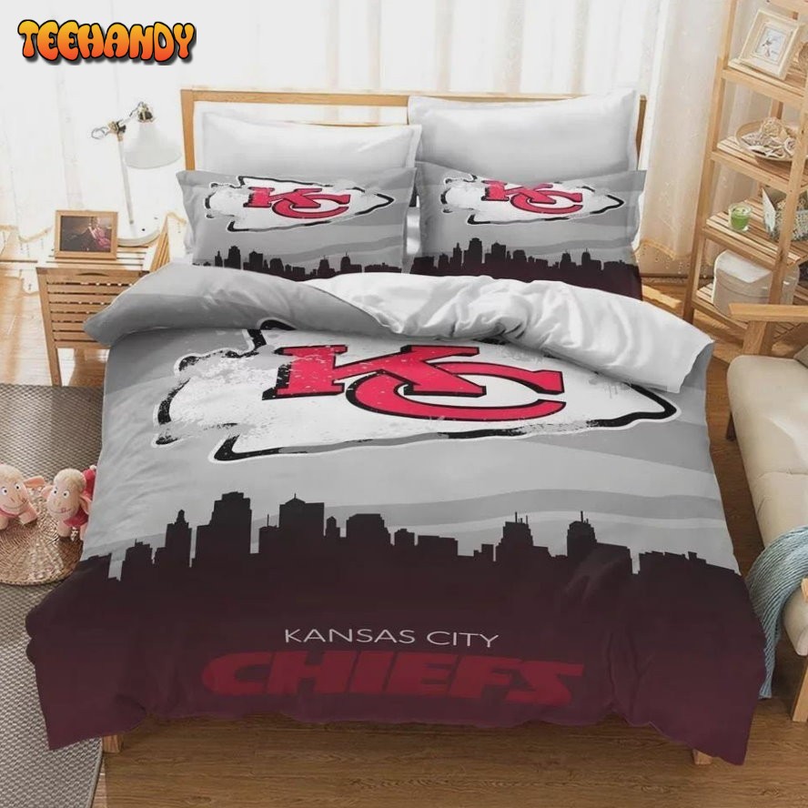 Kansas City Chiefs NFL 3 Duvet Cover Bedding Sets