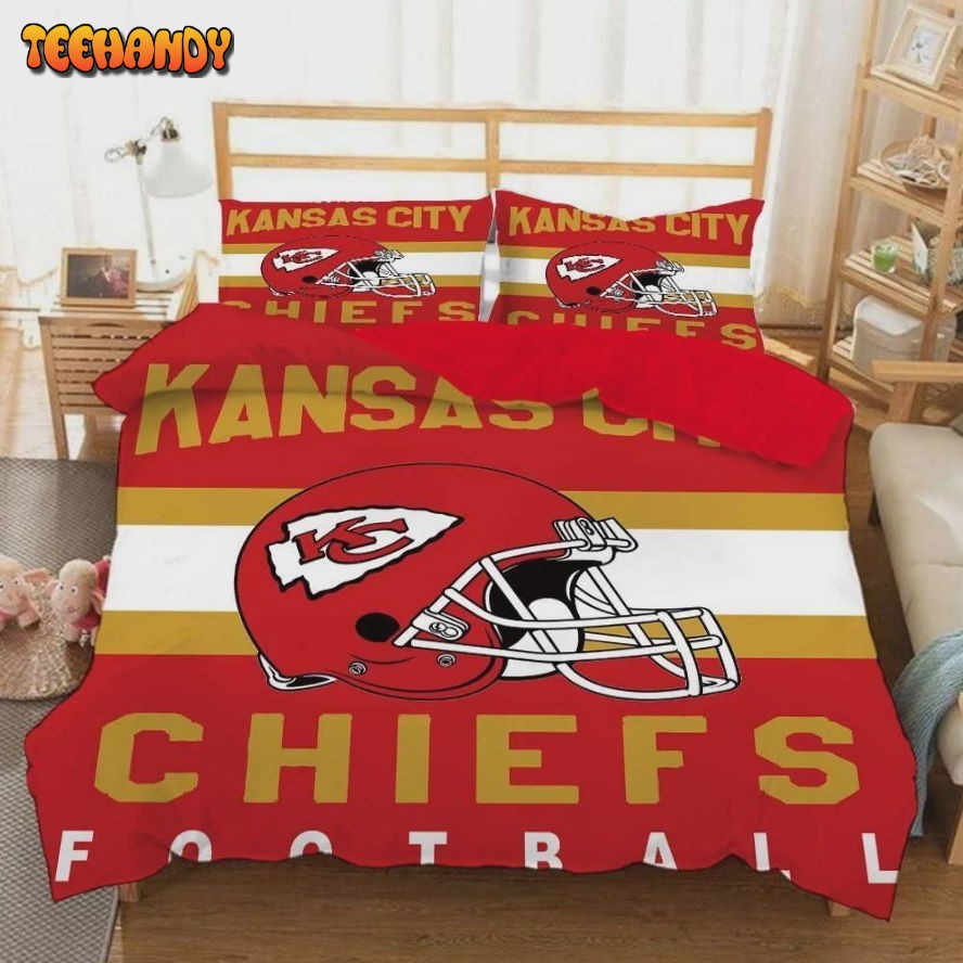 Kansas City Chiefs NFL 4 Duvet Cover Bedding Sets