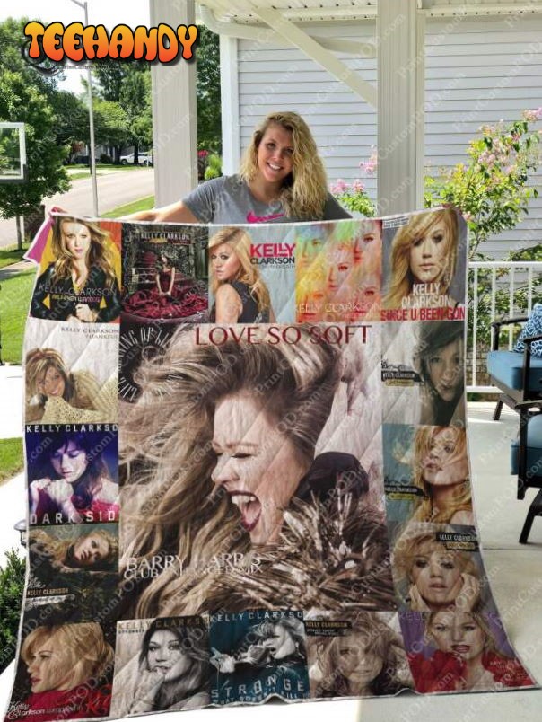 Kelly Clarkson Albums 3D Customized Quilt Blanket