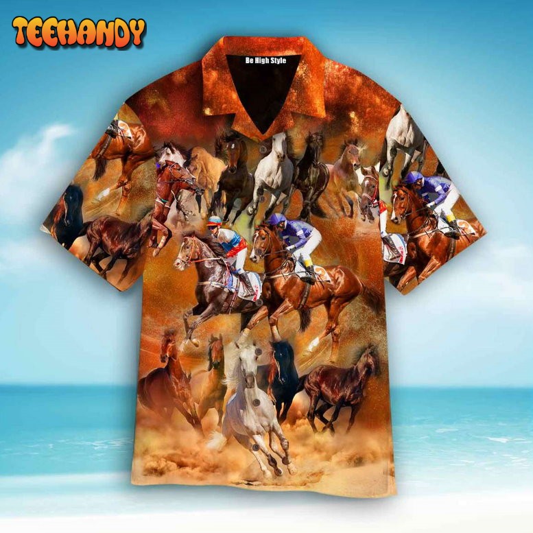 Kentucky Derby Horse Racing Hawaiian Shirt