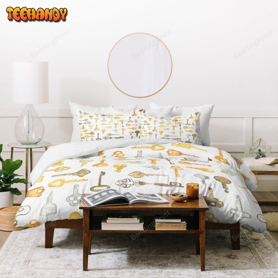 Keys Bed Sheets Duvet Cover Bedding Sets