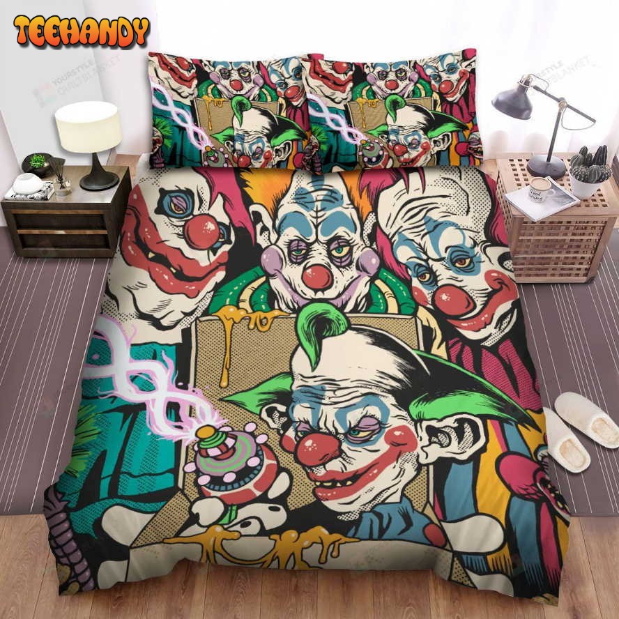 Killer Klowns From Outer Space Movie Clown Photo Duvet Cover Bedding Sets