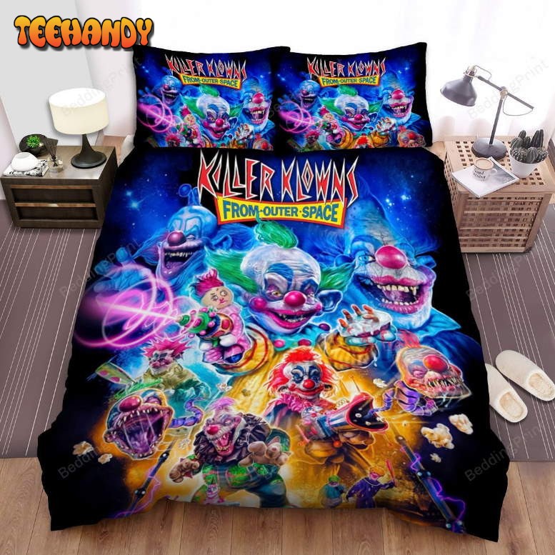 Killer Klowns From Outer Space Movie Poster Iv Photo Duvet Cover Bedding Sets