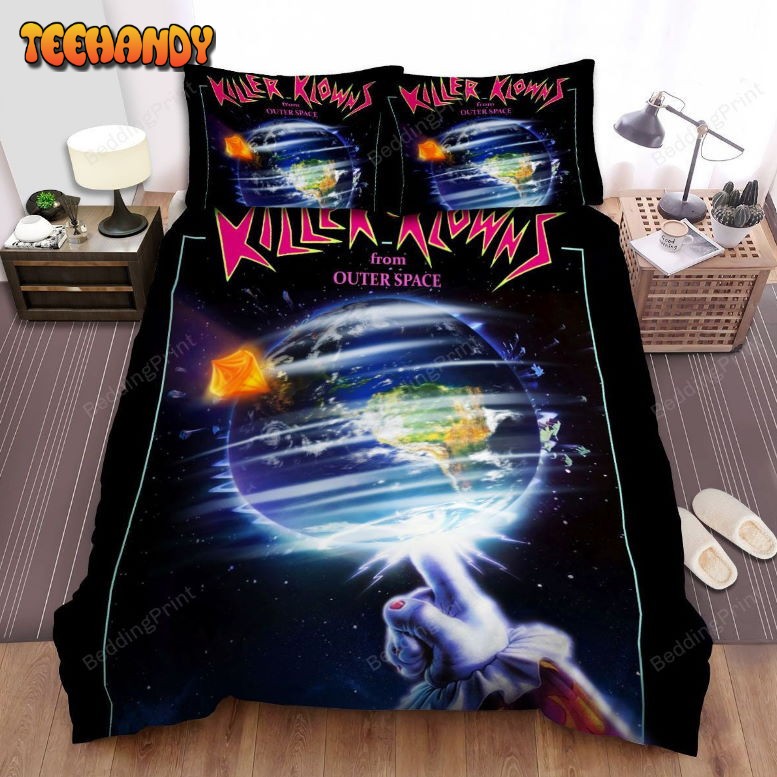 Killer Klowns From Outer Space Movie Poster Xv Photo Duvet Cover Bedding Sets