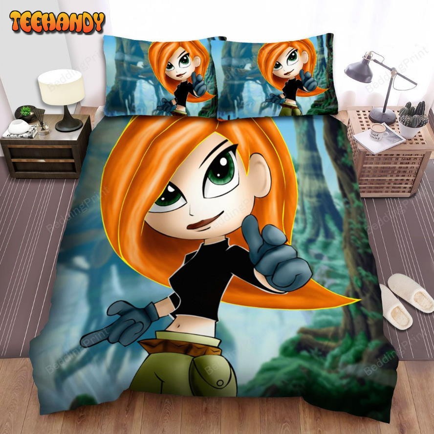 Kim Possible Kid Illustration Duvet Cover Bedding Sets