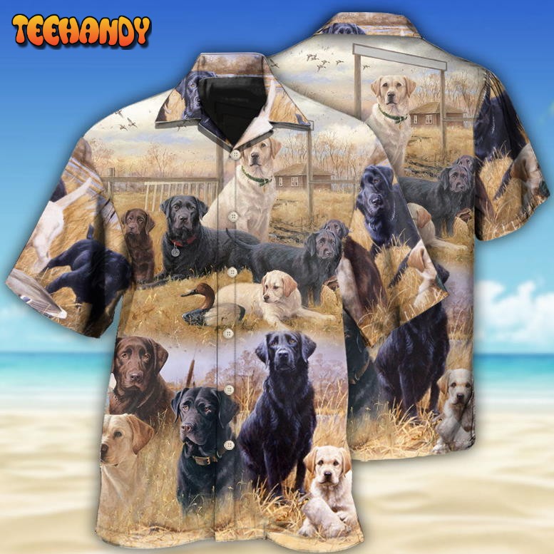 Labrador Retriever Hunting Dog Lovely Hawaiian Shirt