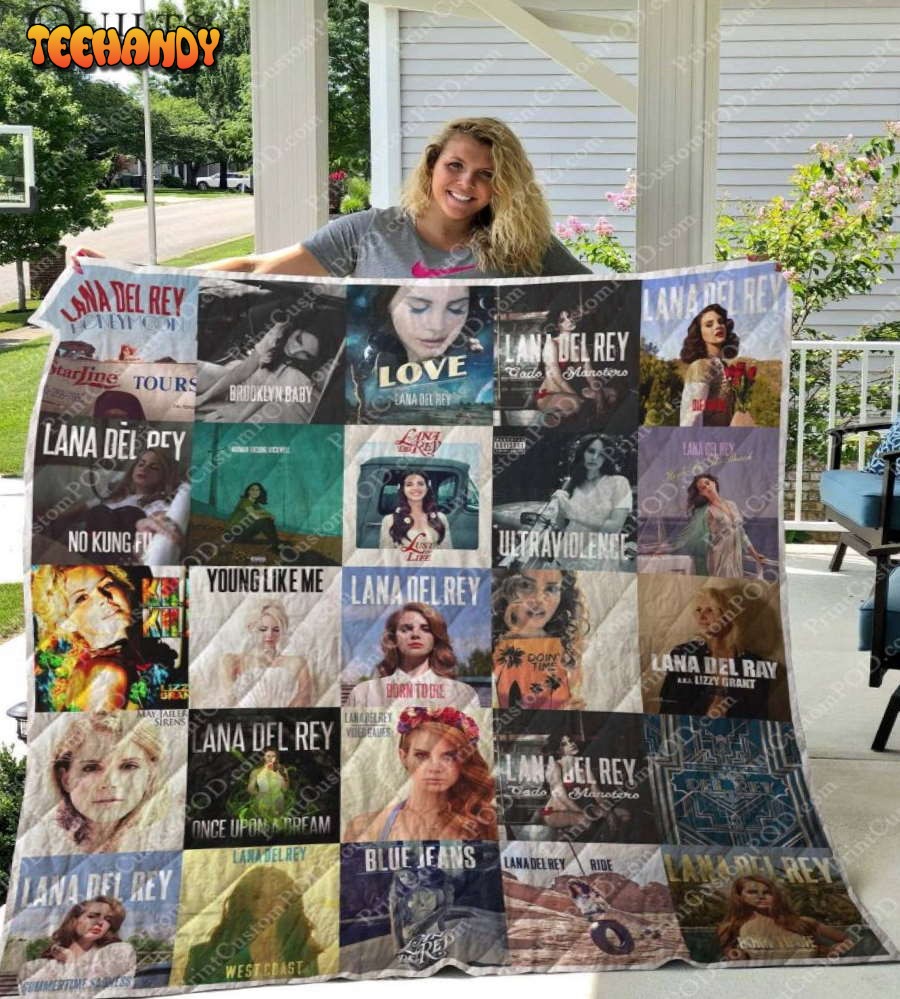 Lana Del Rey Albums For Fans Version 3D Quilt Blanket