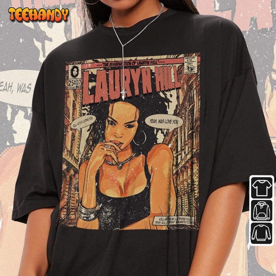 Lauryn Hill Comic Shirt, Lauryn Hill Rap Sweatshirt