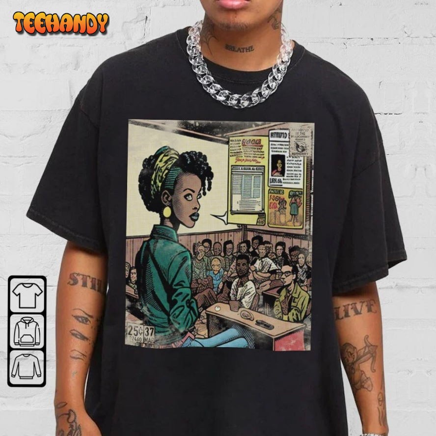 Lauryn Hill Comic Shirt V6, Lauryn Hill Comic Hip Hop 90s Vintage Retro Graphic T Shirt