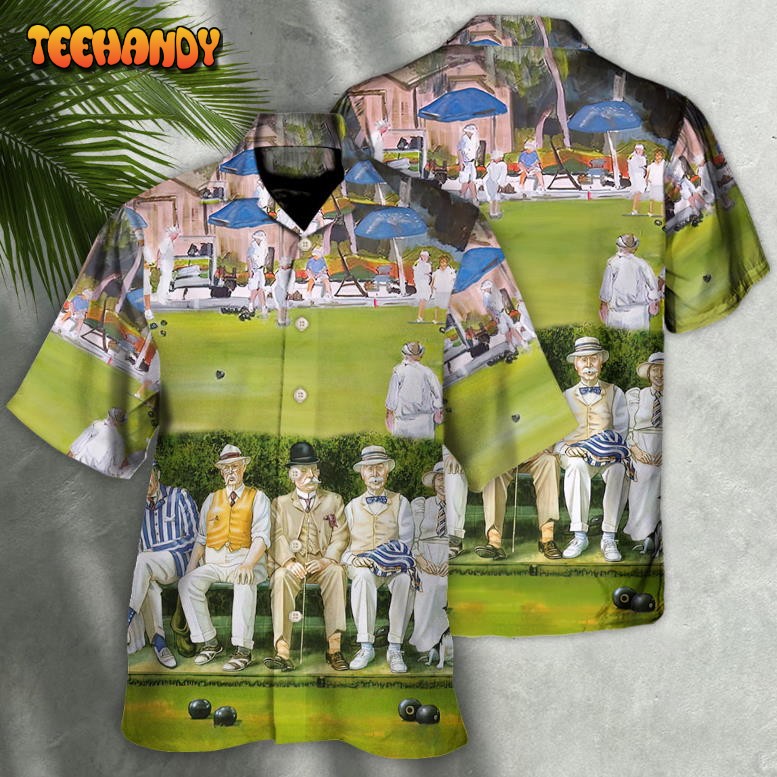 Lawn Bowling This Is My Family Hawaiian Shirt