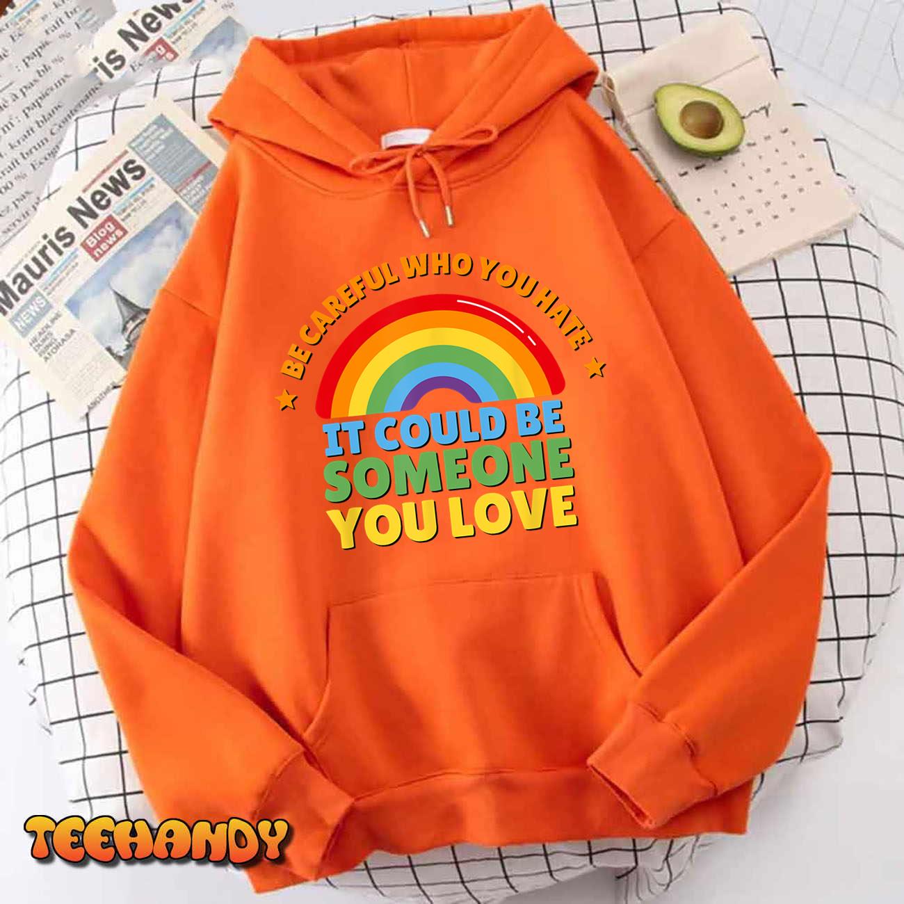 LGBTQ+ Proud Day Rainbow Gay Pride Spread Love Ally T-Shirt