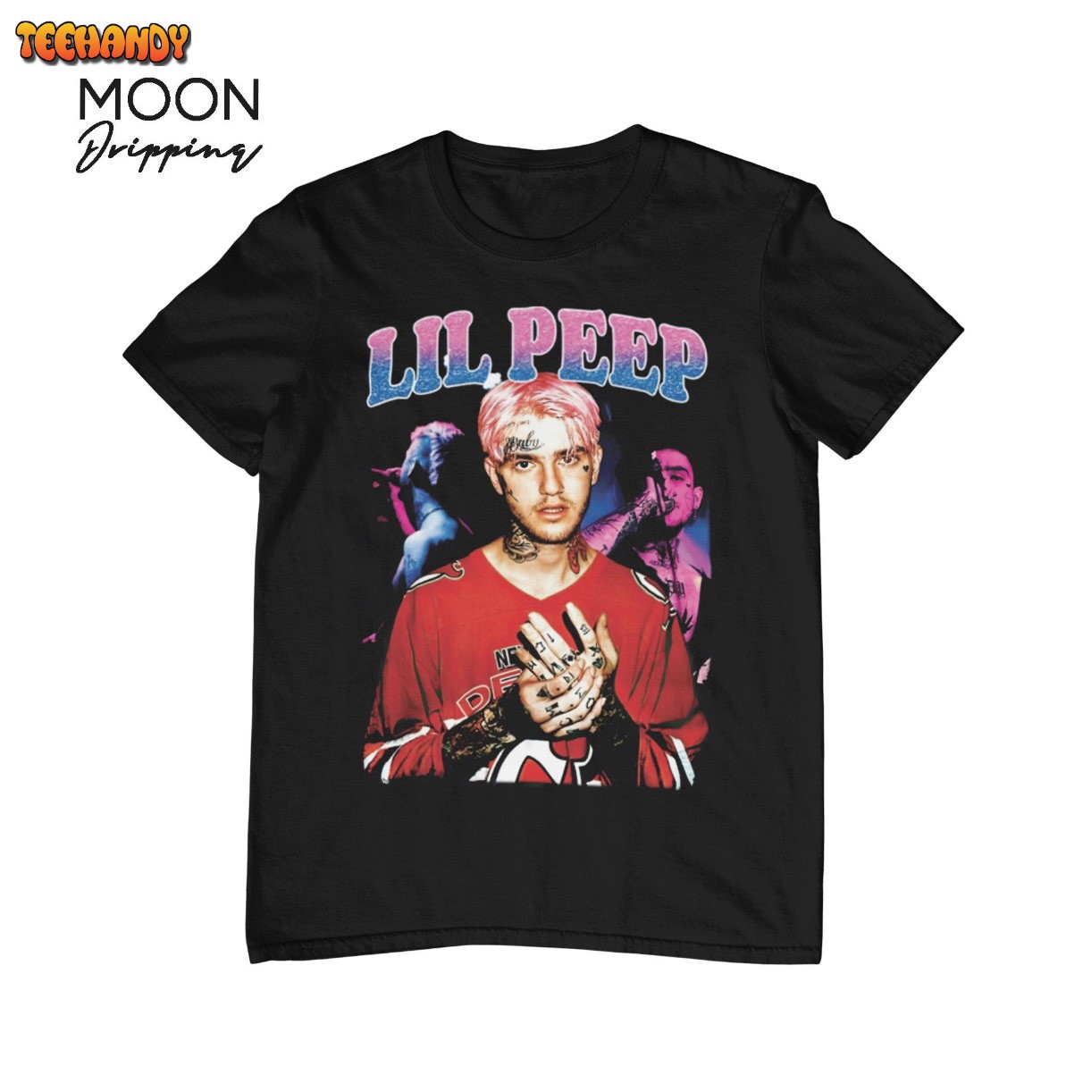 Lil Peep Homage T-shirt, Rapper’s T-shirt, Rap Hip Hop T Shirt