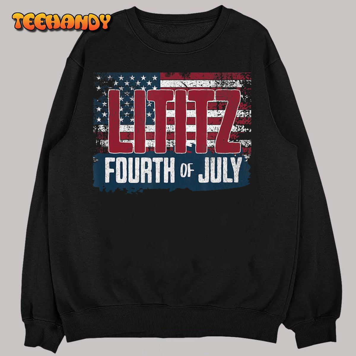 Lititz 4th of July Flag T-Shirt