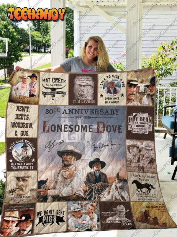 Lonesome Dove 3D Customized Quilt Blanket