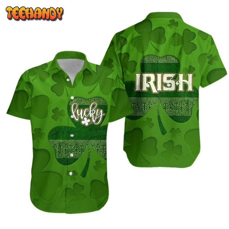 Lucky St. Patrick’s Day Cool Design Aloha Hawaiian Shirt
