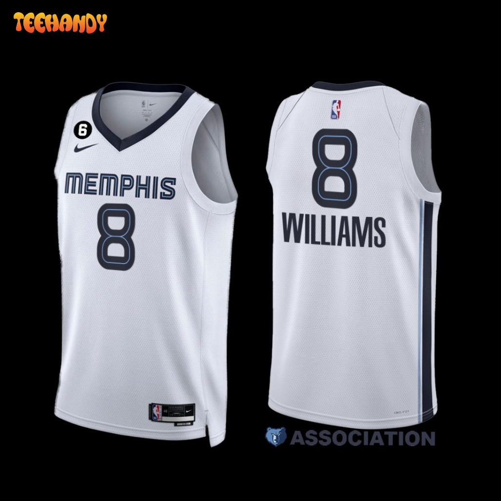 Memphis Grizzlies Ziaire Williams 2022-23 Association Edition Jersey White