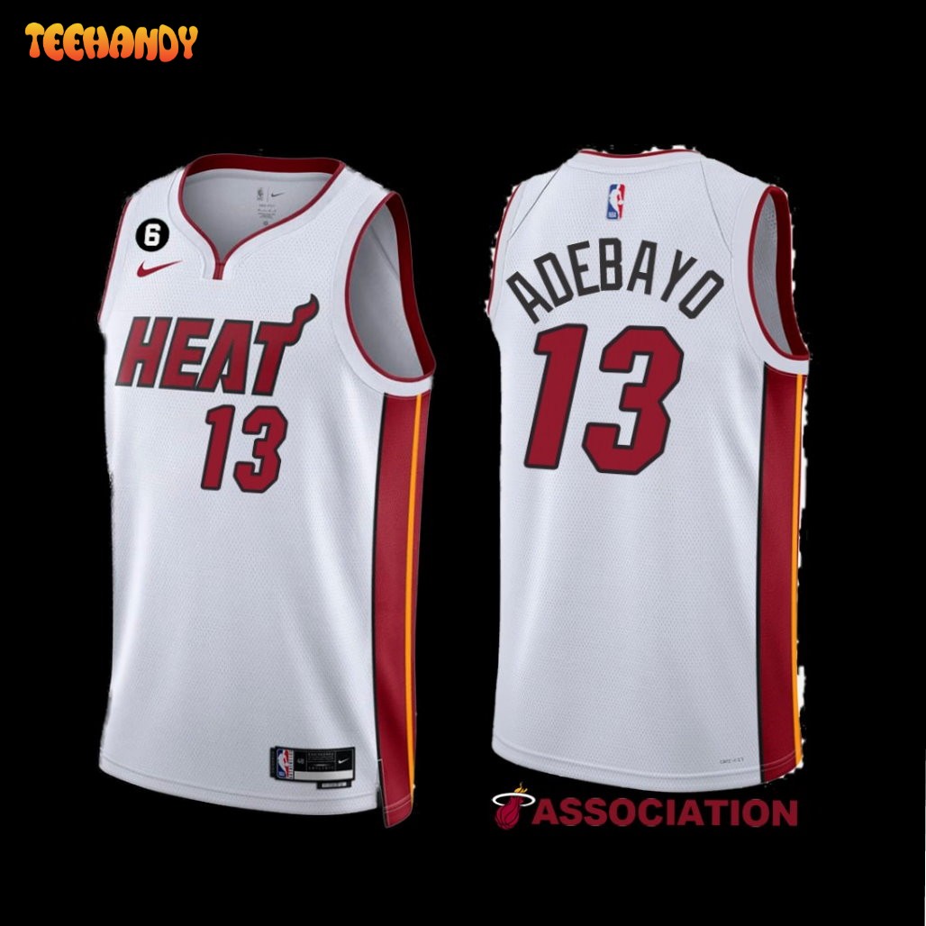 Miami Heat Bam Adebayo 2022-23 Association Edition Jersey White