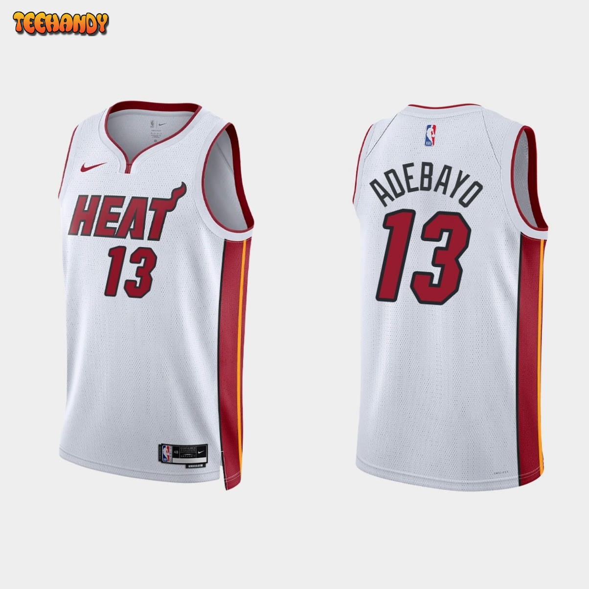 Miami Heat Bam Adebayo White Association Jersey