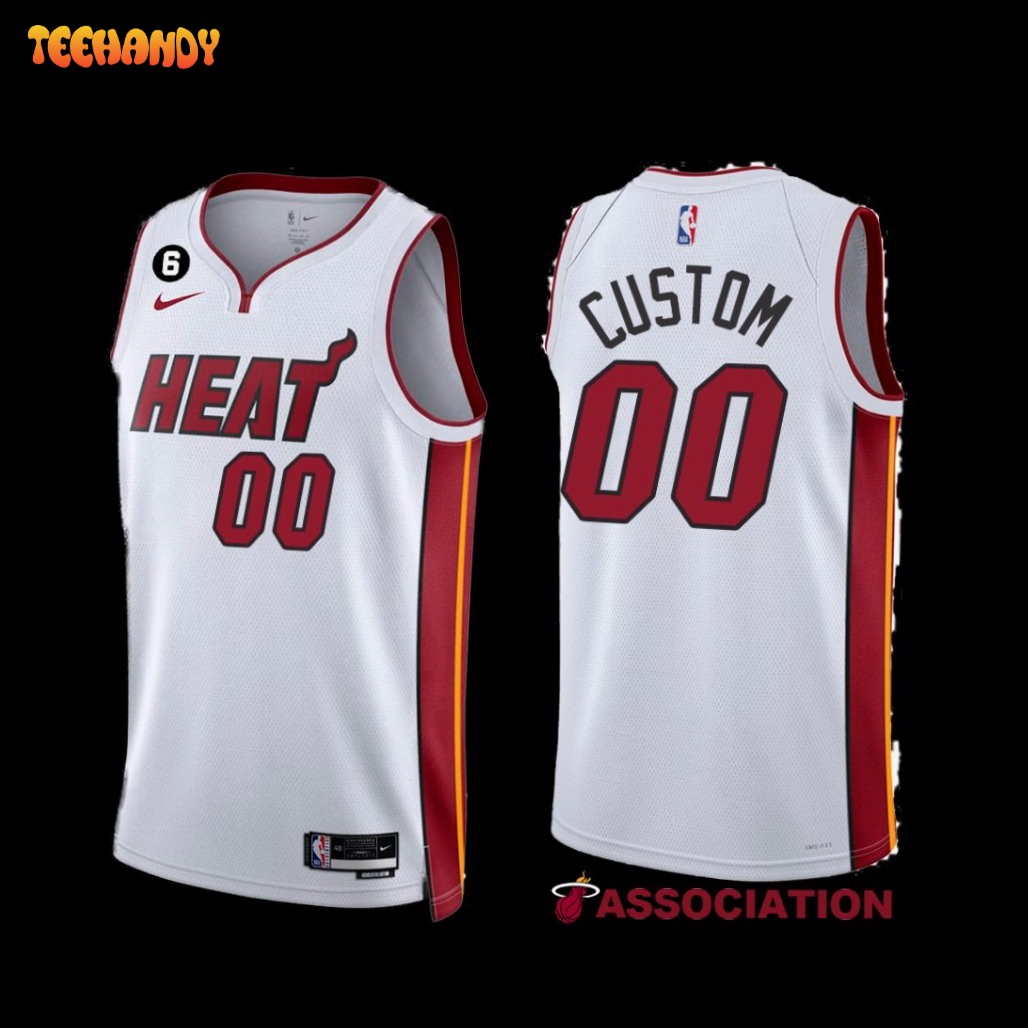 Miami Heat Custom 2022-23 Association Edition Jersey White