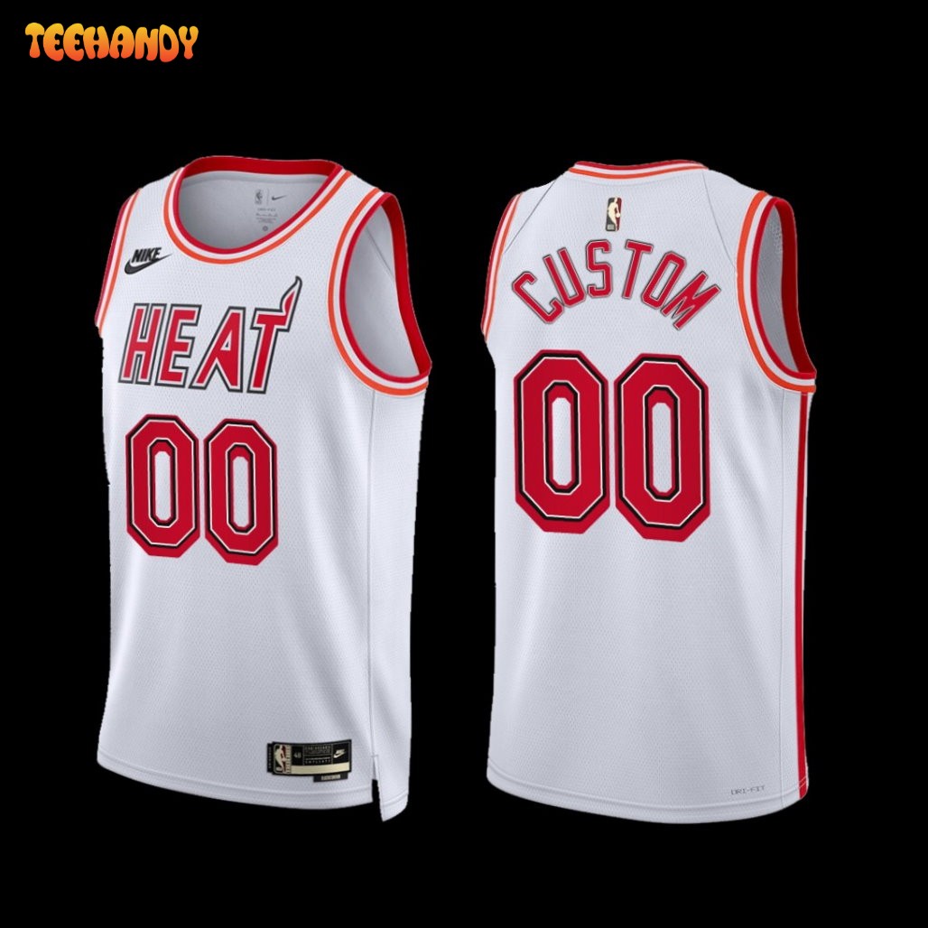 Miami Heat Custom 2022-23 White Classic Edition Jersey