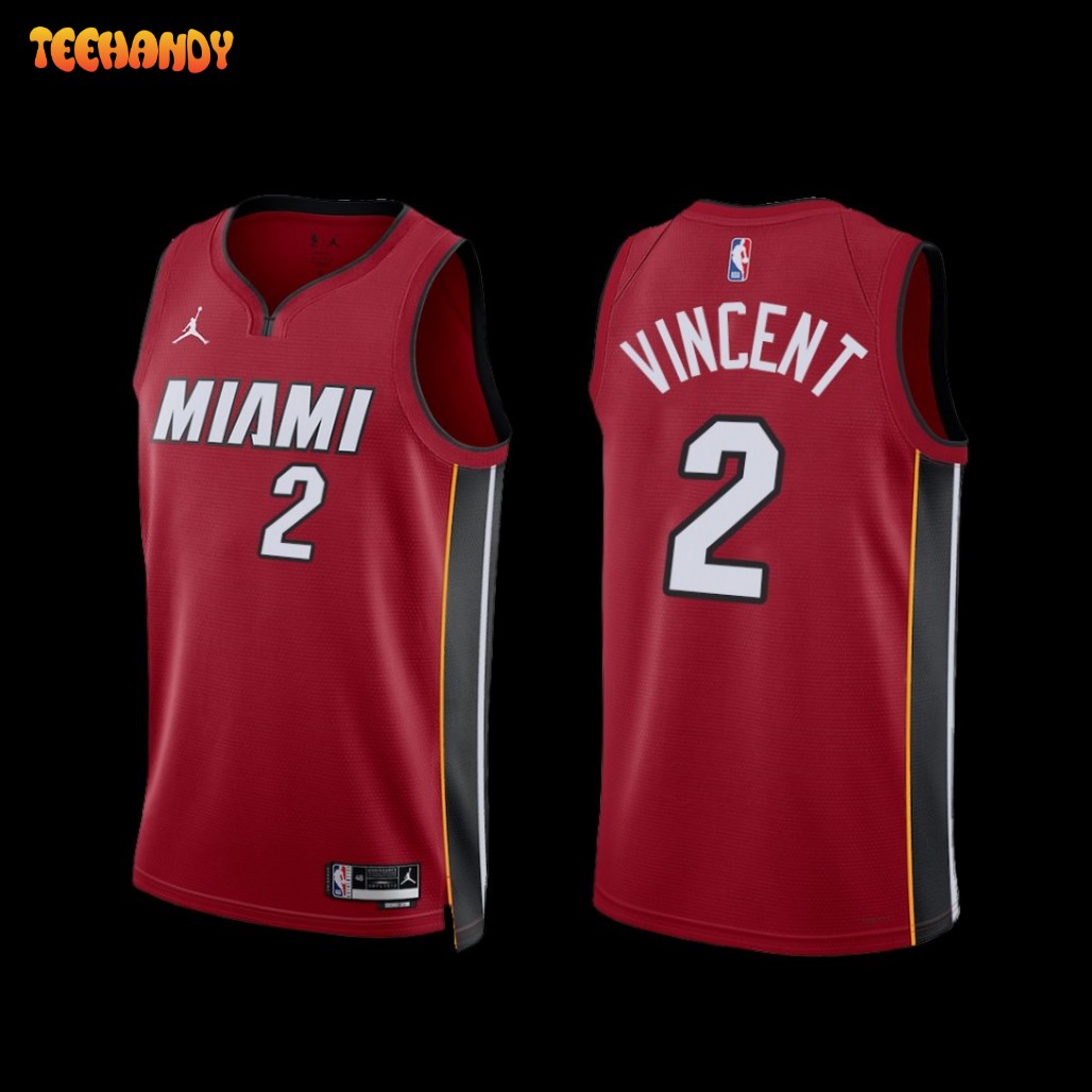 Miami Heat Gabe Vincent 2022-23 Red Statement Edition Jersey