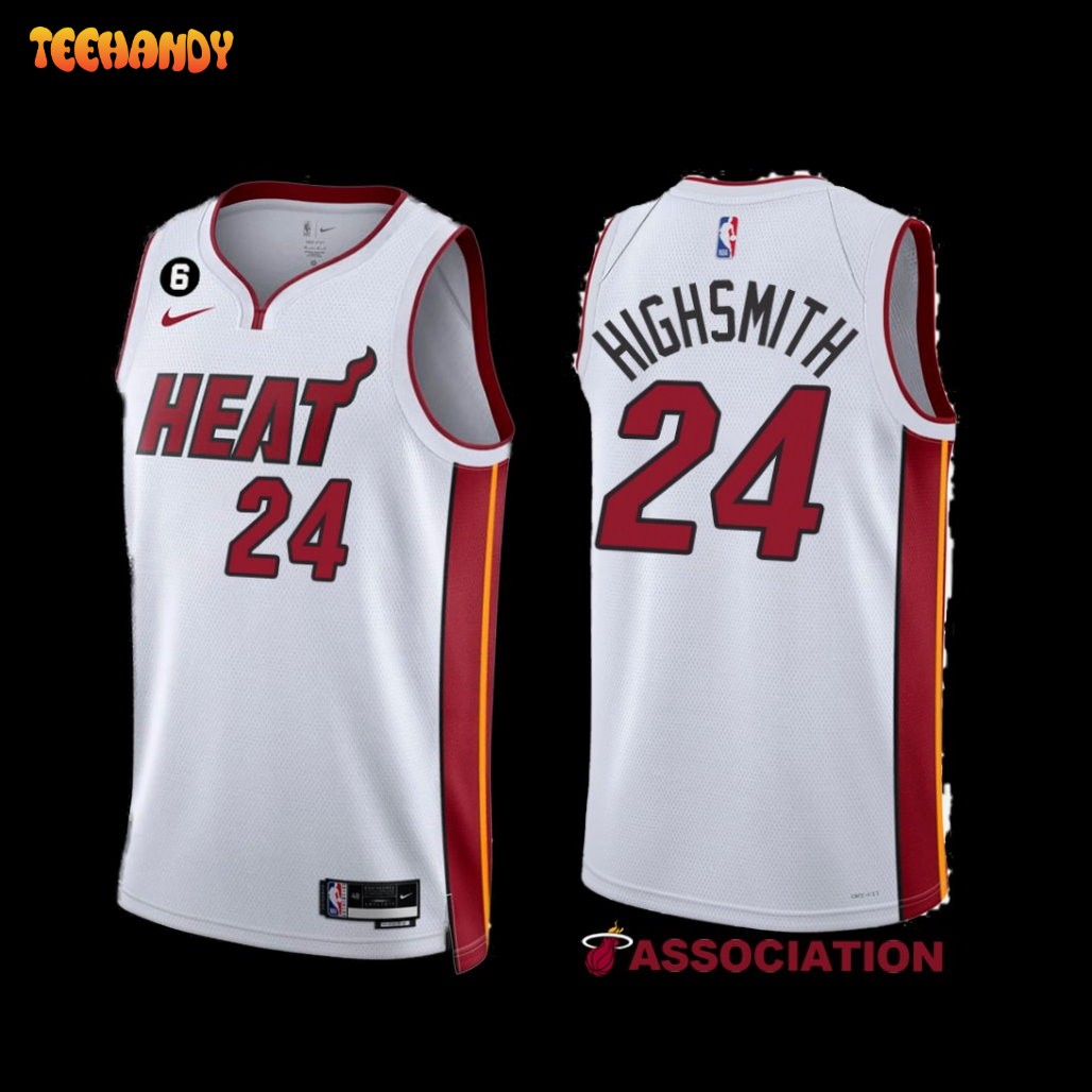 Miami Heat Haywood Highsmith 2022-23 Association Edition Jersey White