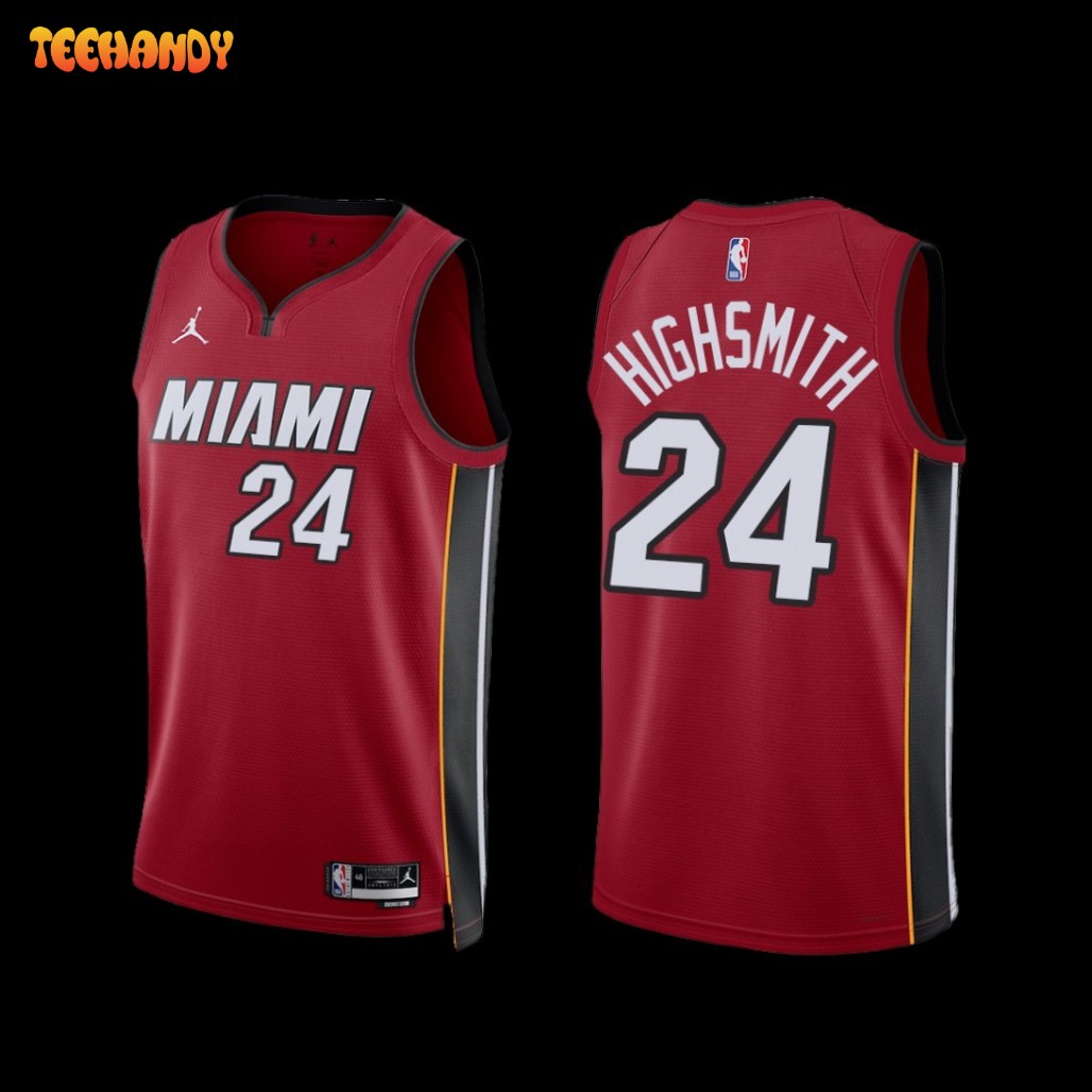 Miami Heat Haywood Highsmith 2022-23 Red Statement Edition Jersey