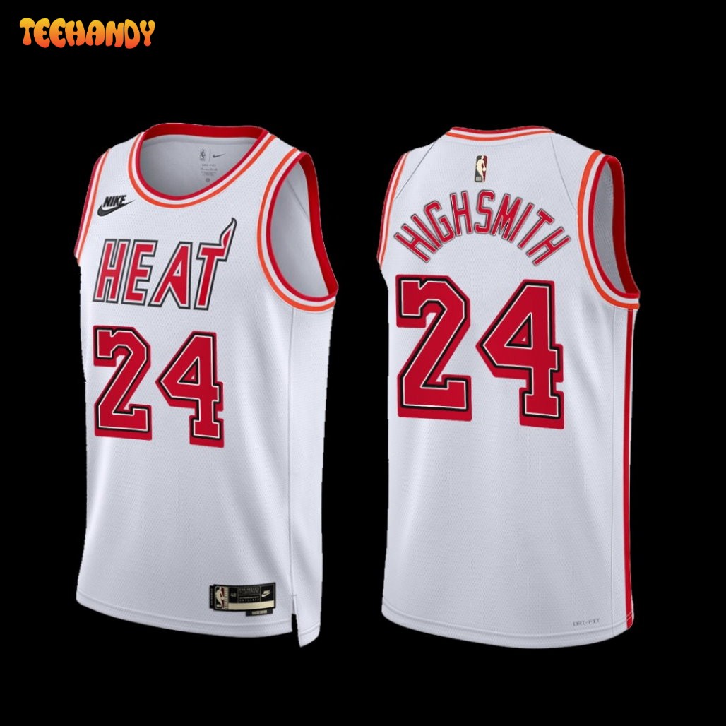 Miami Heat Haywood Highsmith 2022-23 White Classic Edition Jersey