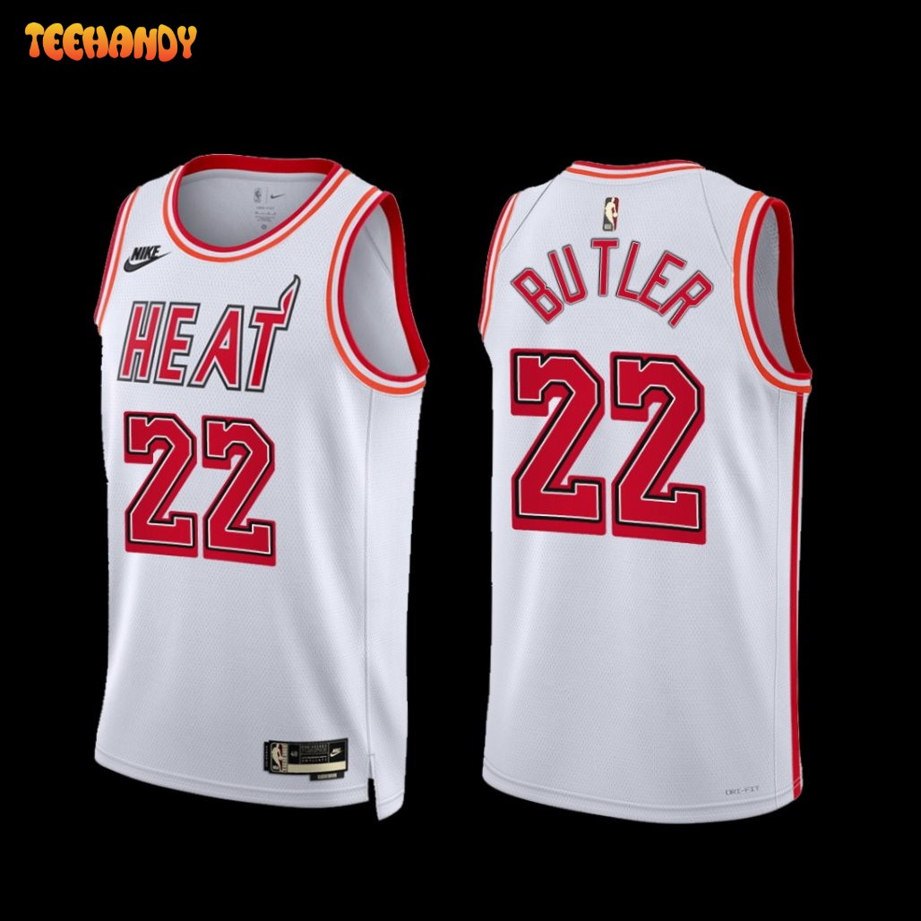 Miami Heat Jimmy Butler 2022-23 White Classic Edition Jersey